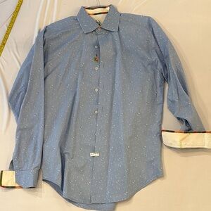 Robert Graham Blue Casual Button Down Shirt